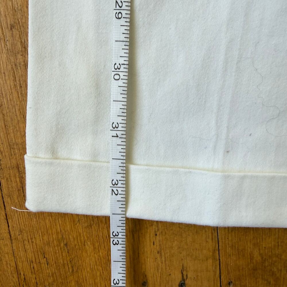 Chico's White Ultimate Fit Crop Pants Size XL/16 Classic Elastic Waist Slimming - Picture 7 of 13